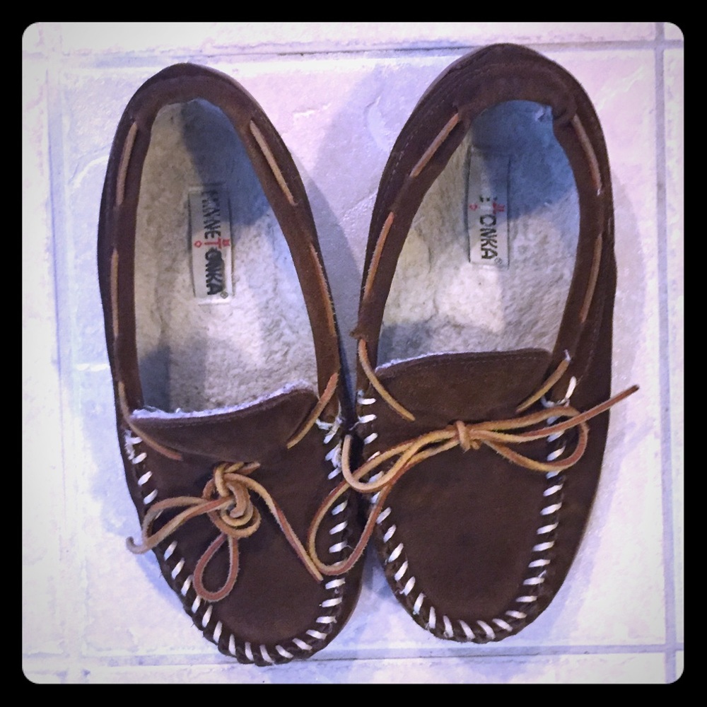 Men’s Minnetonka Moccasin - hard bottom slipper